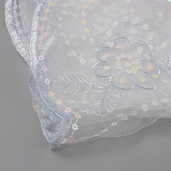 Sequined Tulle Lace Mesh Polyester Fabric&nbsp;DIY-WH0033-82A