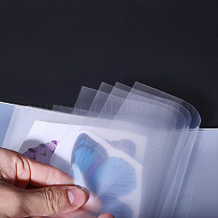 1Pc A6 Transparent PP Plastic Photocard Storage Albums&nbsp;AJEW-GL0004-48