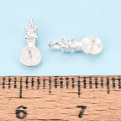 925 Sterling Silver and Cubic Zirconia Peg Bails&nbsp;STER-T009-25S
