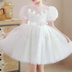 Polyester Chiffon Lace Trim&nbsp;OCOR-WH0007-02