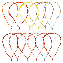 12Pcs 12 Colors Polyester & Spandex Cord Necklace Making&nbsp;AJEW-TAC00070