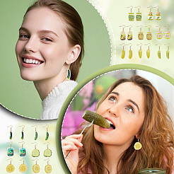 14Pair 316 Surgical Stainless Steel Dnangle Earrings&nbsp;EJEW-PH01462