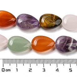 Natural Amethyst & Rose Quartz & Red Agate & Green Aventurine & Tiger Eye Beads Strands&nbsp;G-L242-14