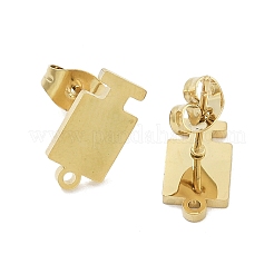 Bottle Ion Plating(IP) 304 Stainless Steel Stud Earring Findings&nbsp;STAS-I206-115G