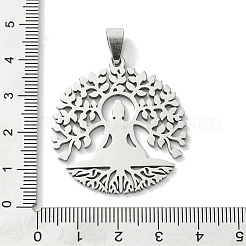 Non-Tarnish 201 Stainless Steel Pendants&nbsp;STAS-U003-21C-P