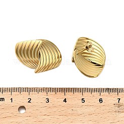 304 Stainless Steel Stud Earrings&nbsp;LS-EJEW-Q040-02B-G