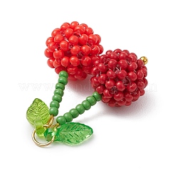 Glass Seed Beads Pendants&nbsp;PALLOY-MZ00406