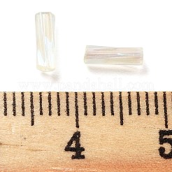 10G Ceylon Glass Twist Bugle Beads&nbsp;LS-SEED-L012-01B