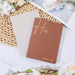 2Pcs Paper Oath Notebooks&nbsp;AJEW-CP0011-24A