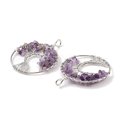 Natural Amethyst Big Pendants&nbsp;G-G910-K13-P