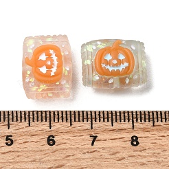 Halloween Frosted Transparent Resin Beads&nbsp;RESI-A048-01A
