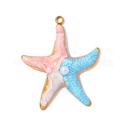 304 Stainless Steel & ABS Imitation Pearl Pendants&nbsp;OY016-96G