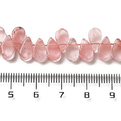 Cherry Quartz Glass Beads Strands&nbsp;G-B064-B49