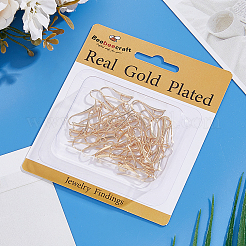 40Pcs Brass Earring Hooks&nbsp;KK-BBC0024-45