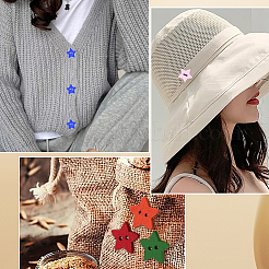 300Pcs 2-Hole Wood Buttons&nbsp;BUTT-SP0001-04B