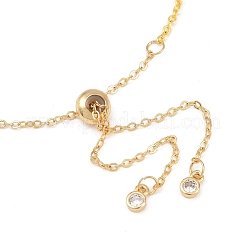 Brass Cable Chains Slider Bracelets&nbsp;BJEW-JB11813