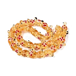Handmade Lampwork Beads Strands&nbsp;LAMP-N024-36E