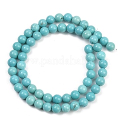 Synthetic Green Turquoise Beads Strands&nbsp;G-T055-6mm-12-1