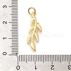 Brass Micro Pave Clear Cubic Zirconia Pendants&nbsp;KK-L225-017G