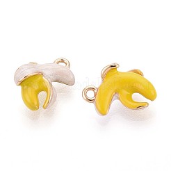 Brass Enamel Charms&nbsp;X-KK-G462-20LG