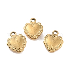 Ion Plating(IP) 304 Stainless Steel Charms&nbsp;STAS-D051-19G