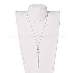 Tree of Life Lariat Necklaces&nbsp;NJEW-JN02535-02