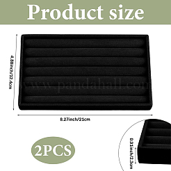 Rectangle Velvet Display Trays&nbsp;ODIS-SP0002-23C