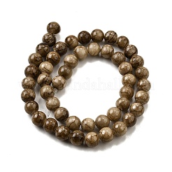 Natural Striped Stone Beads Strands&nbsp;G-D315-A01-03-4mm