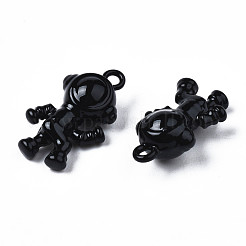 Spray Painted Alloy Pendants&nbsp;PALLOY-T077-164