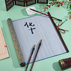 1Pc Polyester & Plastic & Alloy Chinese Calligraphy Brush Water Writing Magic Cloth&nbsp;AJEW-PH0008-93A