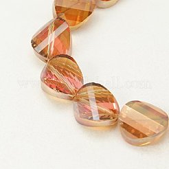 Electroplate Glass Beads Strands&nbsp;EGLA-J018-M