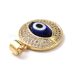 Real 18K Gold Plated Brass Clear Cubic Zirconia Pendants&nbsp;ZIRC-L102-12G-05