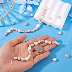 2 Strands Natural Cultured Freshwater Pearl Beads Strands&nbsp;PEAR-TA0001-31