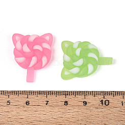 Luminous & Frosted Transparent Resin Cabochons&nbsp;X-RESI-T026-07M