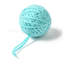 Yarn Knitted Christmas Ball Ornaments&nbsp;AJEW-P106-01D