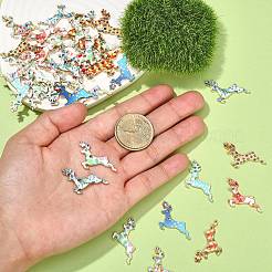 45Pcs 9 Colors Alloy Enamel Pendants&nbsp;ENAM-CJ0002-42