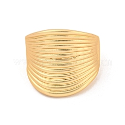 Matte Gold Alloy Adjustable Rings for Women&nbsp;LS-RJEW-K260-07C