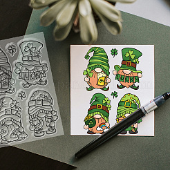 PVC Plastic Clear Stamps&nbsp;DIY-WH0618-0024