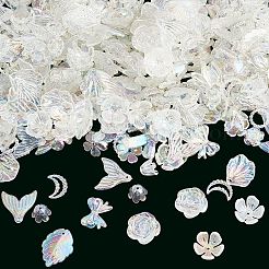 200g Transparent Acrylic Beads&nbsp;OACR-SP0001-86A