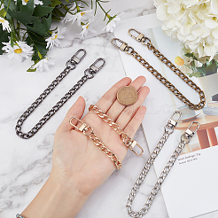 4Pcs 4 Colors Iron Curb Chain Bag Strap&nbsp;IFIN-GF0001-14