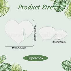 60Pcs Acrylic Wine Glass Charms&nbsp;AJEW-FG0002-22