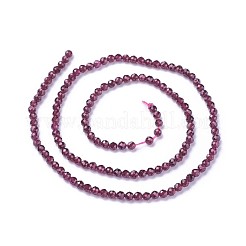 Natural Garnet Beads Strands&nbsp;G-F619-17A-4mm