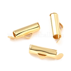 304 Stainless Steel Slide On End Clasp Tubes&nbsp;X-STAS-C044-07C-G