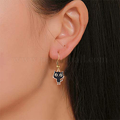 60Pcs 2 Colors Light Gold Alloy Enamel Pendants&nbsp;ENAM-CJ0001-68