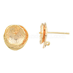 Brass Stud Earring Findings&nbsp;KK-N231-421
