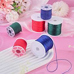 6Rolls 6 Colors Nylon Braided Cord&nbsp;NWIR-TA0001-46C