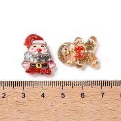 Christmas Transparent Resin Cabochons&nbsp;CRES-D323-03