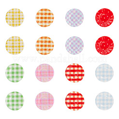 32Pcs 8 Colors Resin Plates Miniature Ornaments&nbsp;DOLL-TA0001-01