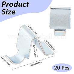 20Pcs Steel Bracket Hooks&nbsp;FIND-CP0004-18B