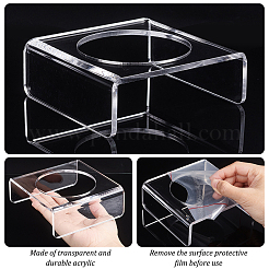 Transparent Acrylic Round Ball Display Stands&nbsp;ODIS-WH0058-06